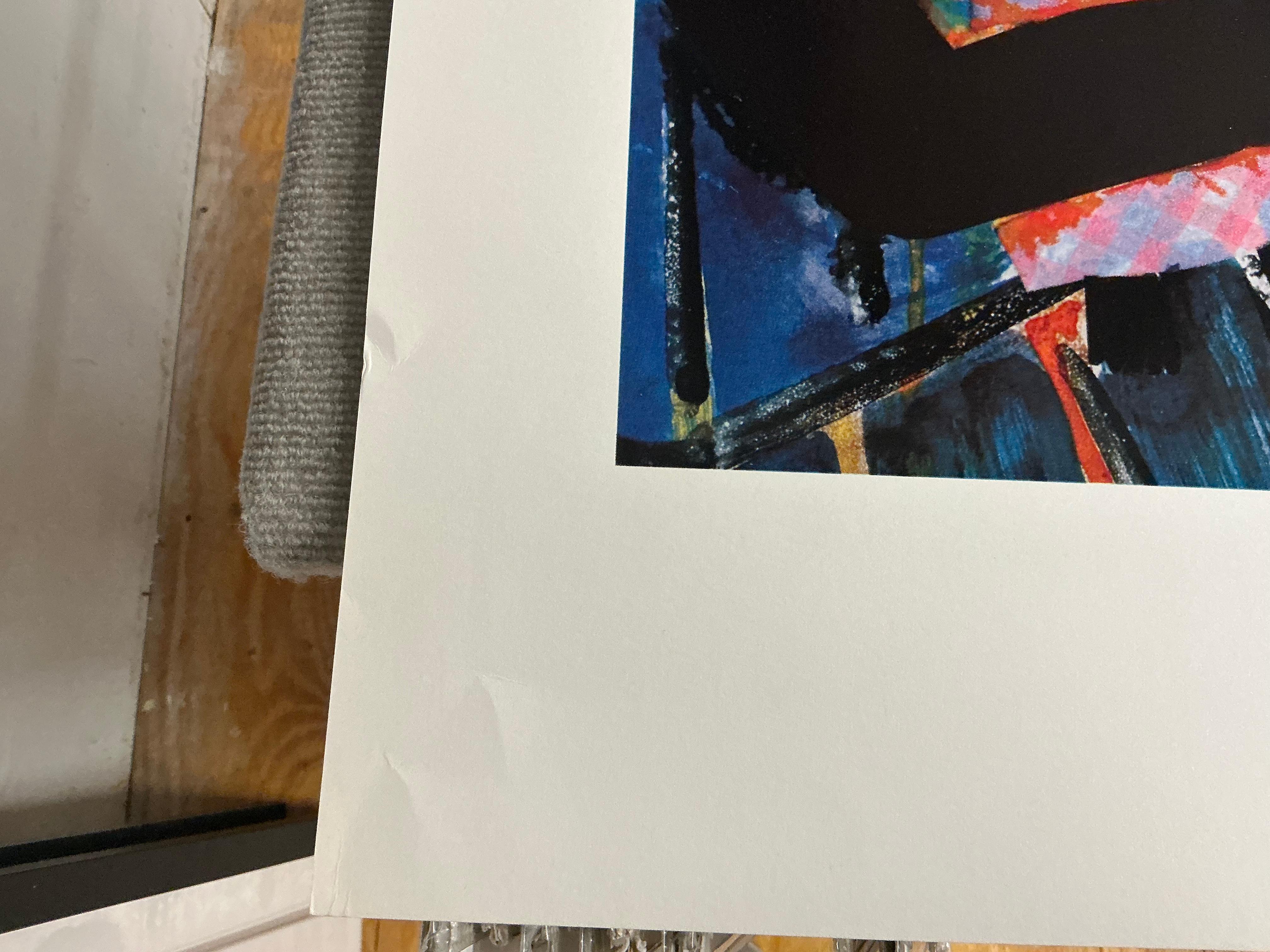Serigrafia di Bearden 'Ora della campanella' Afroamericana in vendita 5