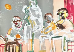 Tenor Sermon (Gelburd/Rosenberg 70-77), Jazz Series, Romare Bearden
