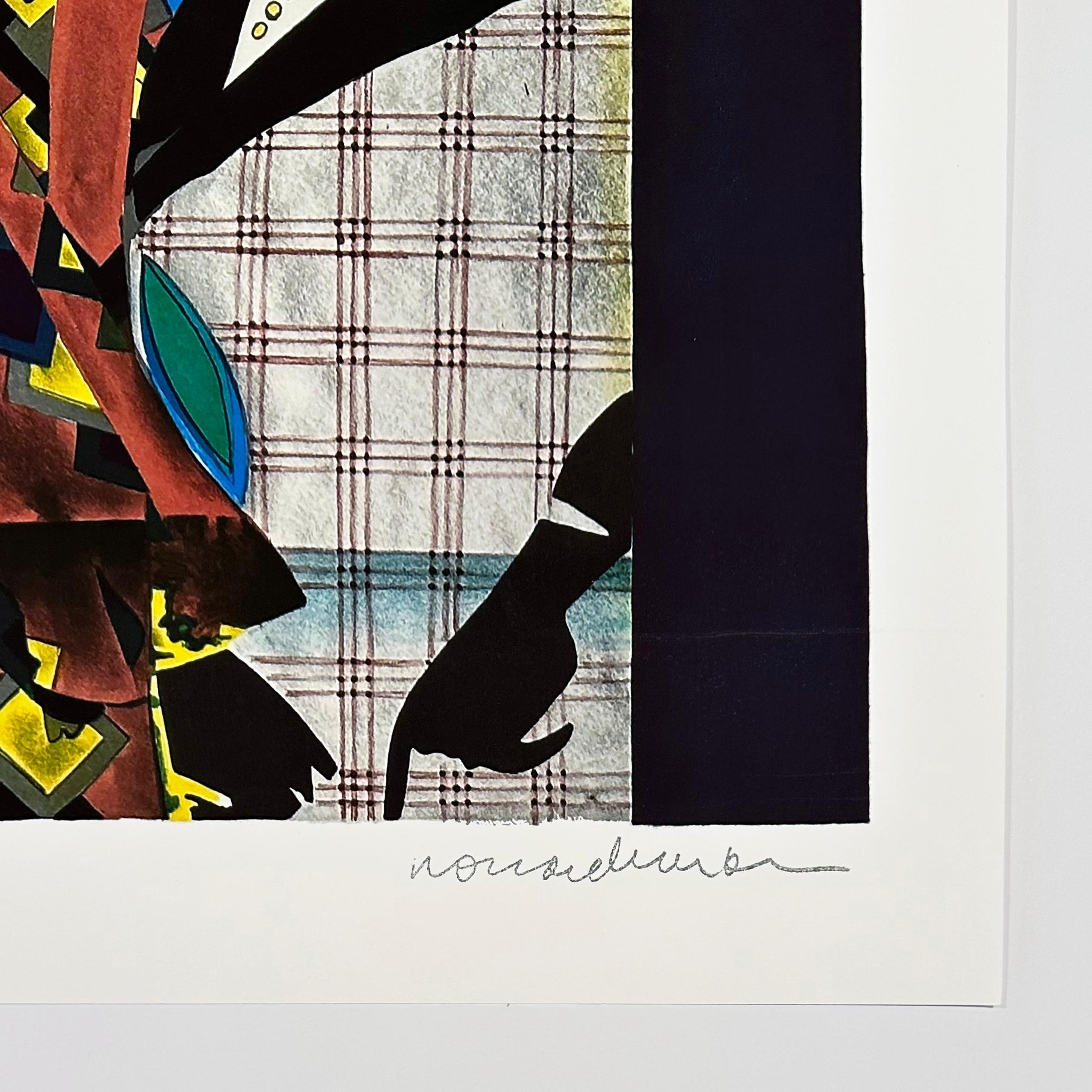 The Conversation - Abstract Expressionist Print by Romare Bearden