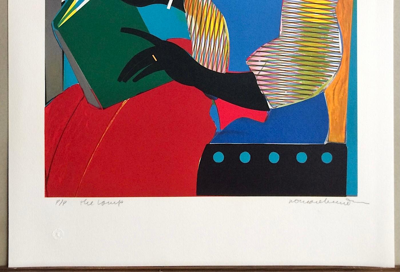 THE LAMP Signed Lithograph Black Mother and Child Reading Brown vs. Board of Ed. For Sale 2