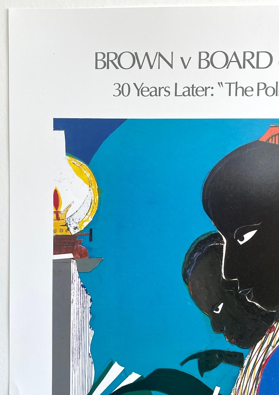Affiche vintage THE LAMP, 1ère impression 1984, droits civiques, justice - Contemporain Print par Romare Bearden