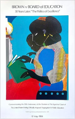 THE LAMP Vintage Lithograph Poster, 1st Printing 1984, Civil Rights, Justice