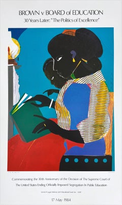 THE LAMP Vintage Lithograph Poster, 1984, 1st Printing, Civil Rights, Justice