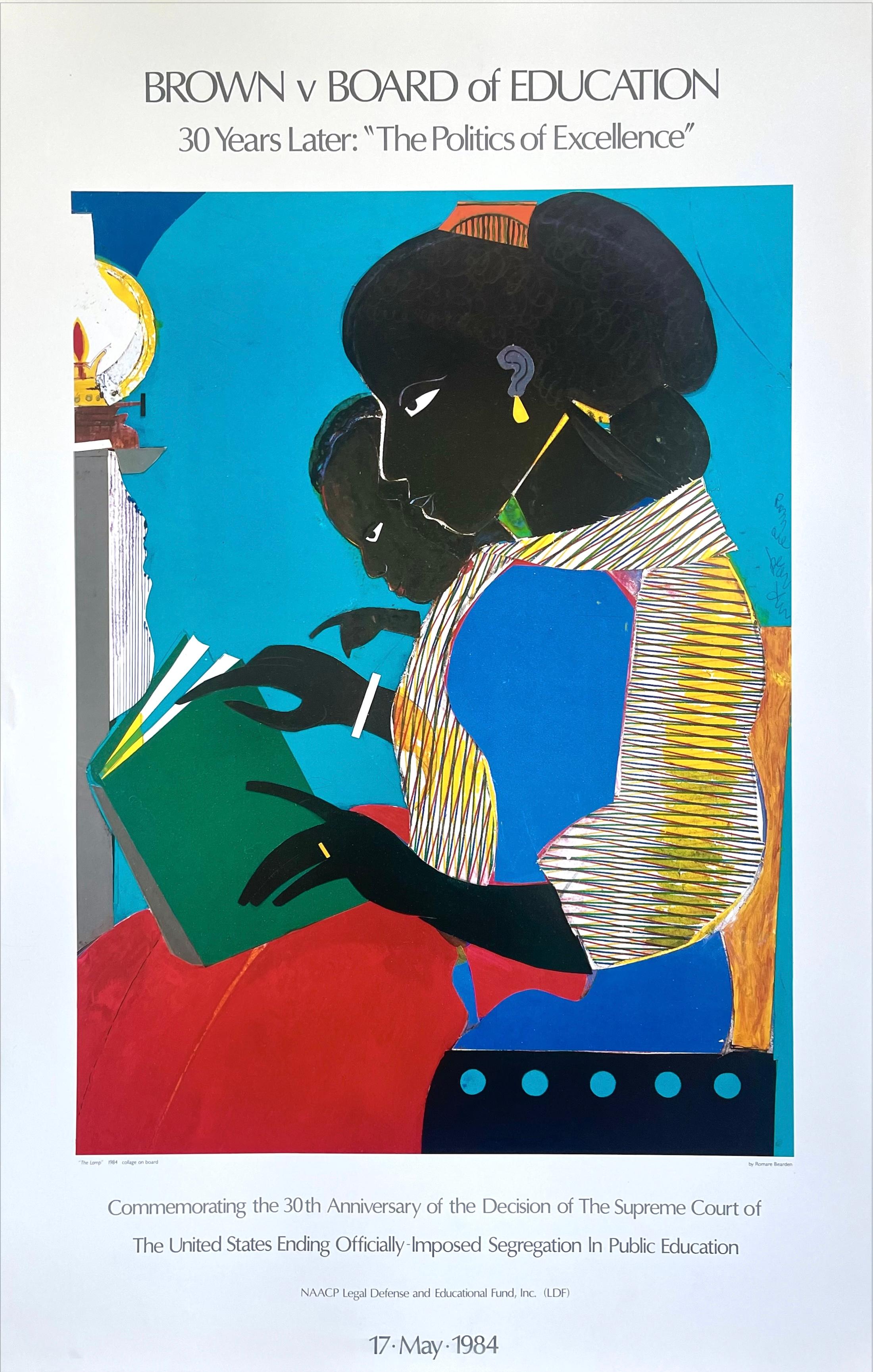 THE LAMP Vintage Lithograph Poster, 1st Printing 1984, Civil Rights, Justice