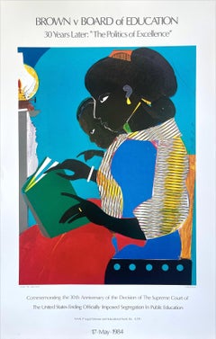 THE LAMP Vintage-Lithographieplakat, „The LAMP“, 1. Druck 1984, Bürgerrechte, Justiz