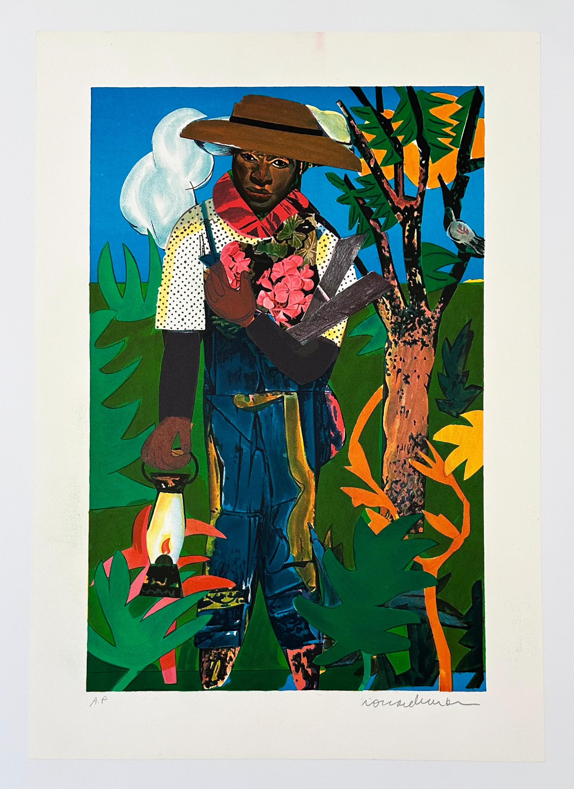 La Lanterna - Print di Romare Bearden