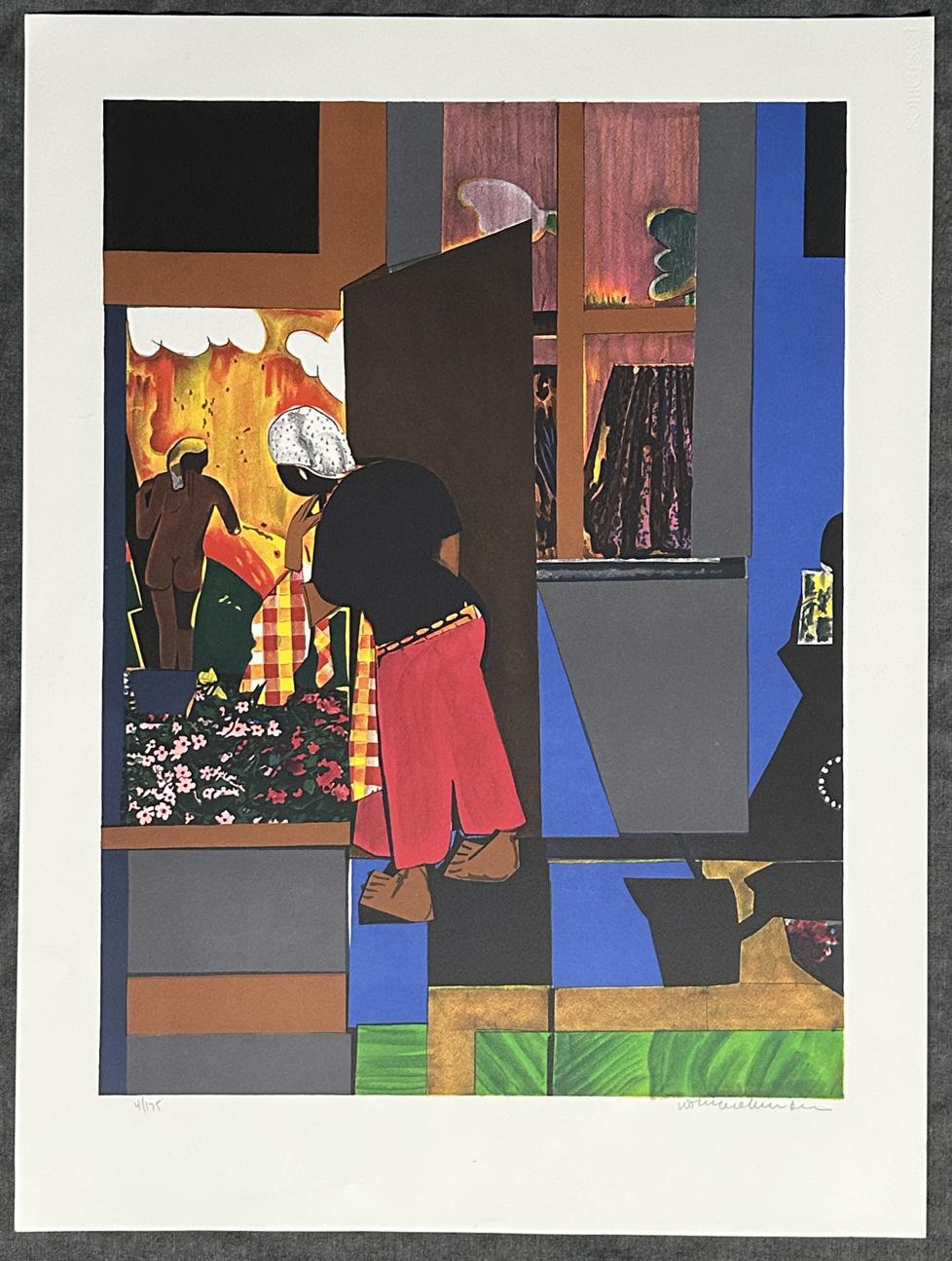 La porta aperta 1979 Litografia firmata in edizione limitata in vendita 4