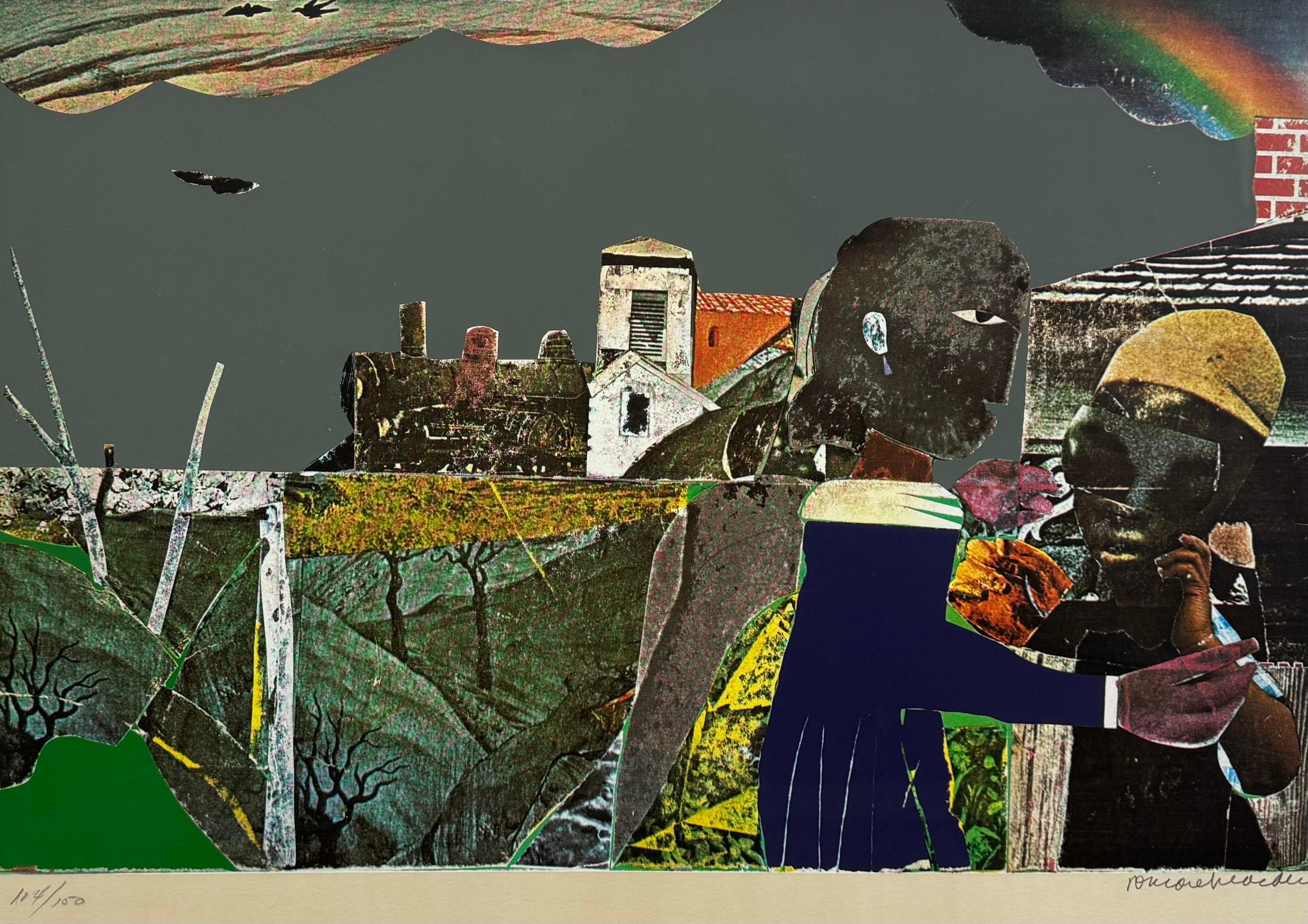 “Tidings (Carolina Memories), 1970-72” by Romare Bearden, African American 1