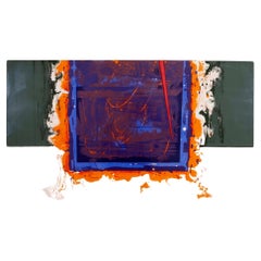 Romas Viesulas Overpass X Litografia astratta contemporanea su carta firmata 1970