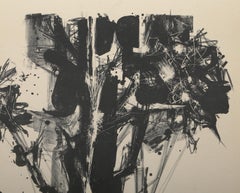 Plant in My Window, Modern Lithograph by Romas Viesulas