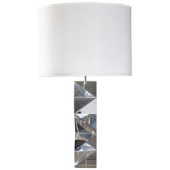 "Romboid" Clear Plexiglass Table Lamp, Flair Edition, 2018