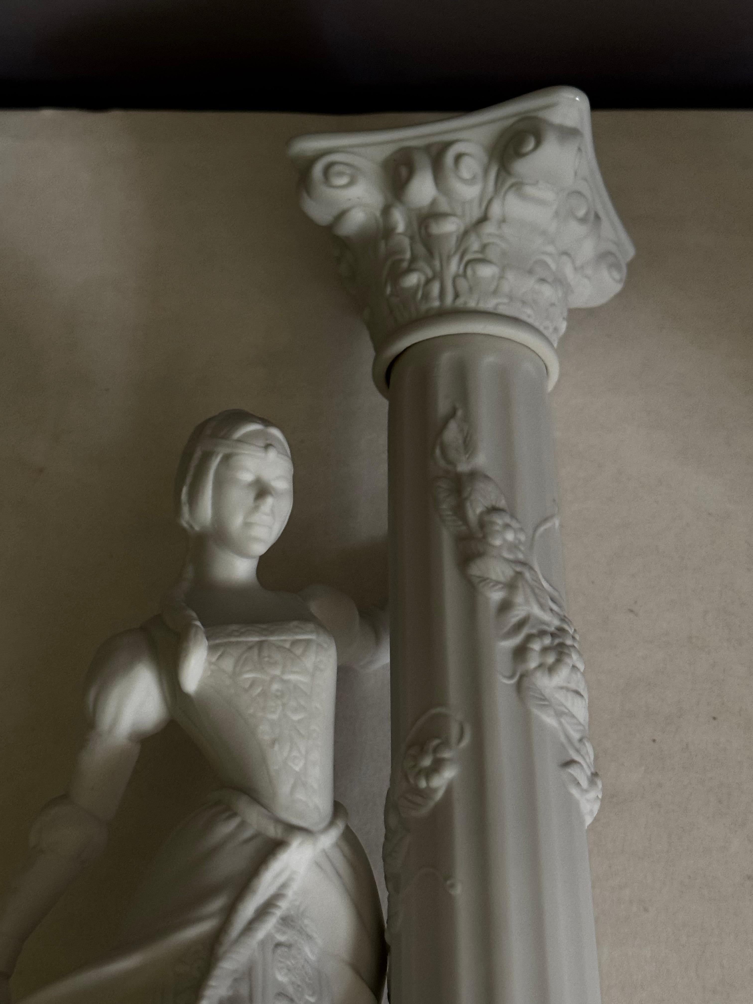 Statuette portacandele Romeo e Giulietta Franklin MInt 1986 in vendita 8