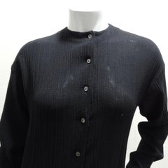 Romeo Gigli 1980s Black Drop Waist Maxi Dress