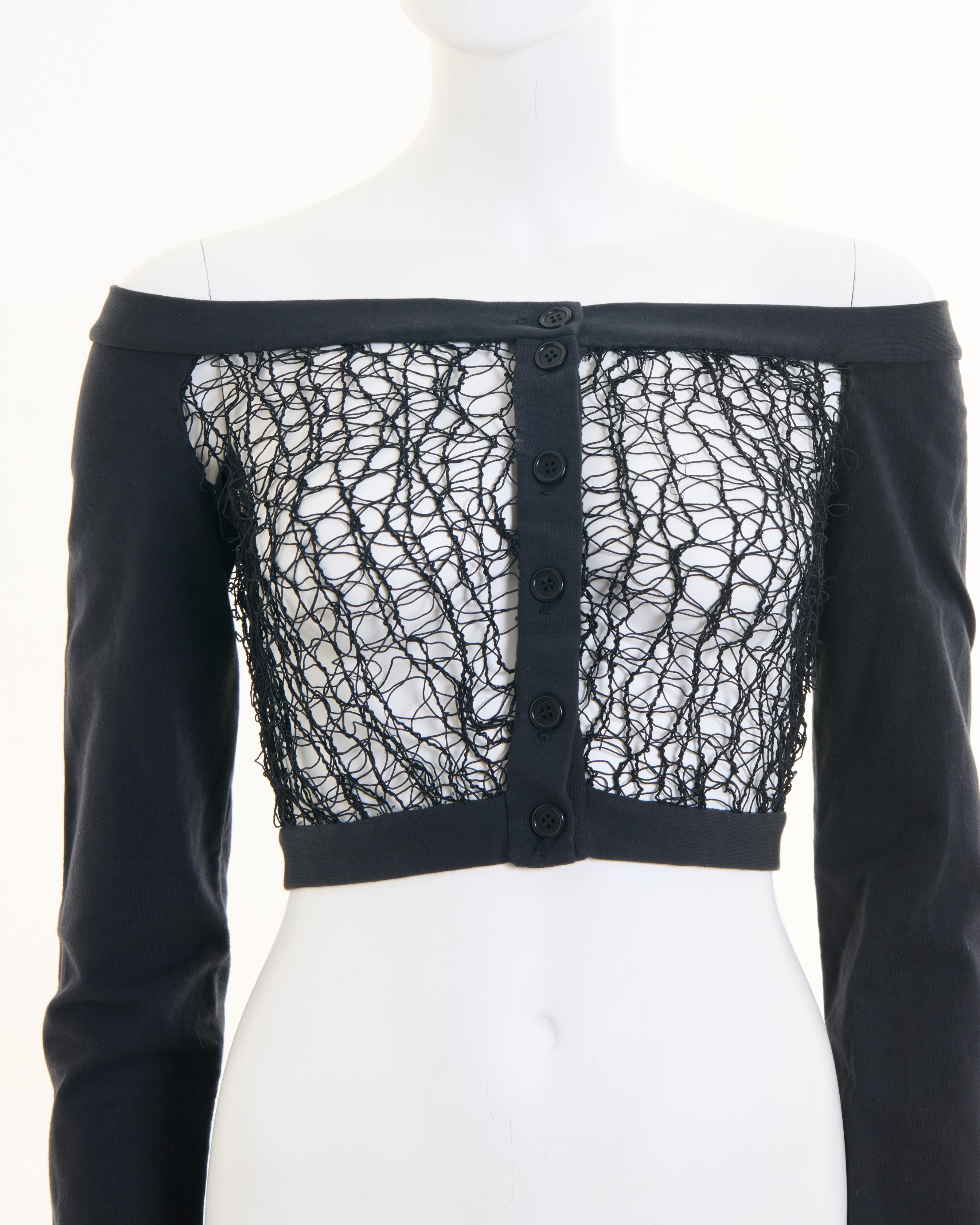 De las mujeres Romeo Gigli Top Recortado Negro Años 90 en venta