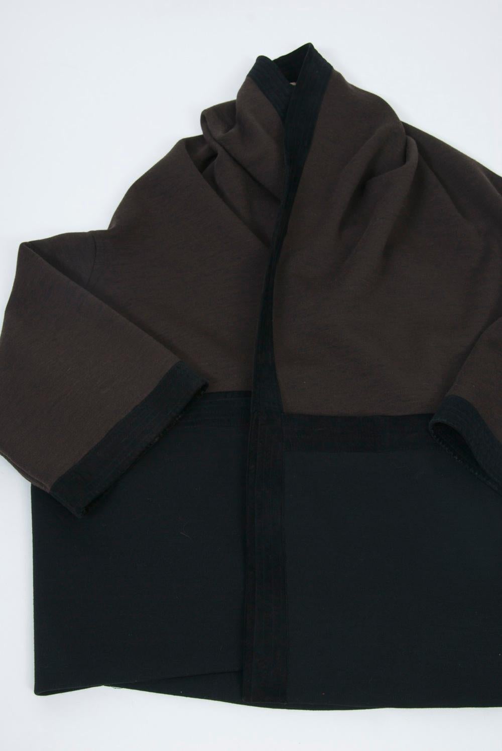 Romeo Gigli Brown/Black Kimono Jacket 3