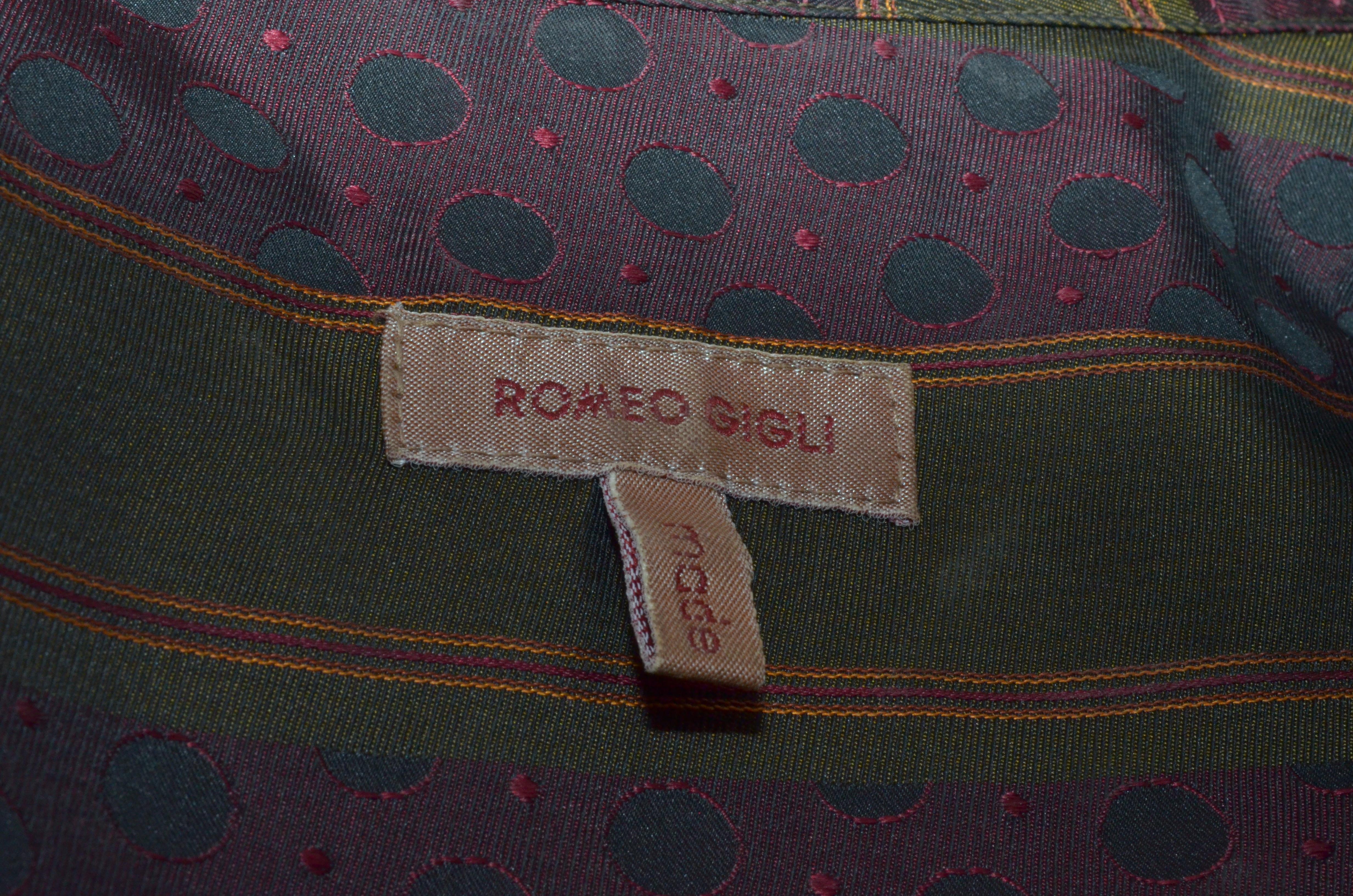 Romeo Gigli Green Sleepwear Pants Suit 3