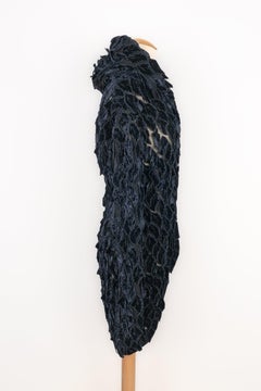 Romeo Gigli Long Silk Velvet Cardigan