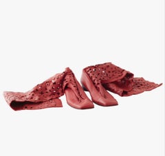 Romeo Gigli Perforated Over-The-Knee Boots - '00s