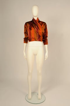 Romeo Gigli Silk Wrap Top Jacket