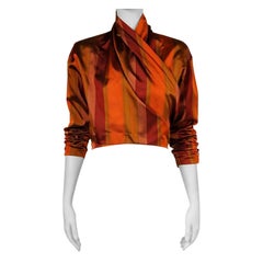 Romeo Gigli Silk Wrap Top Jacket