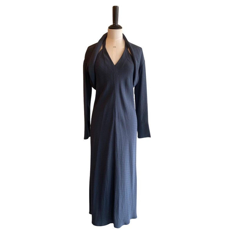 Romeo Gigli Sparkle Maxi Dress And Bolero Romeo Gigli Sparkle Maxi Dress And Bolero