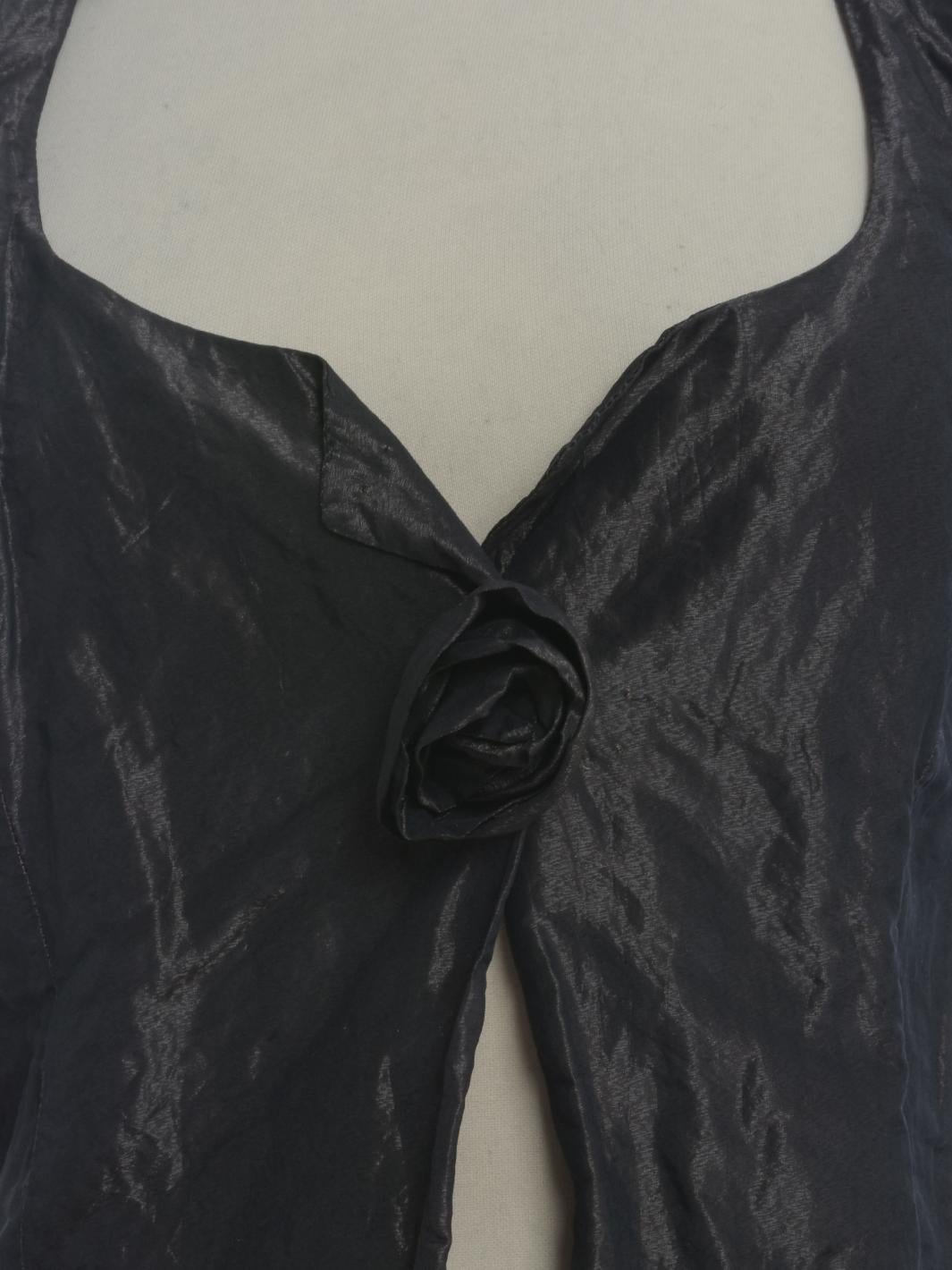 Romeo Gigli Top With Rose - 00s For Sale 1