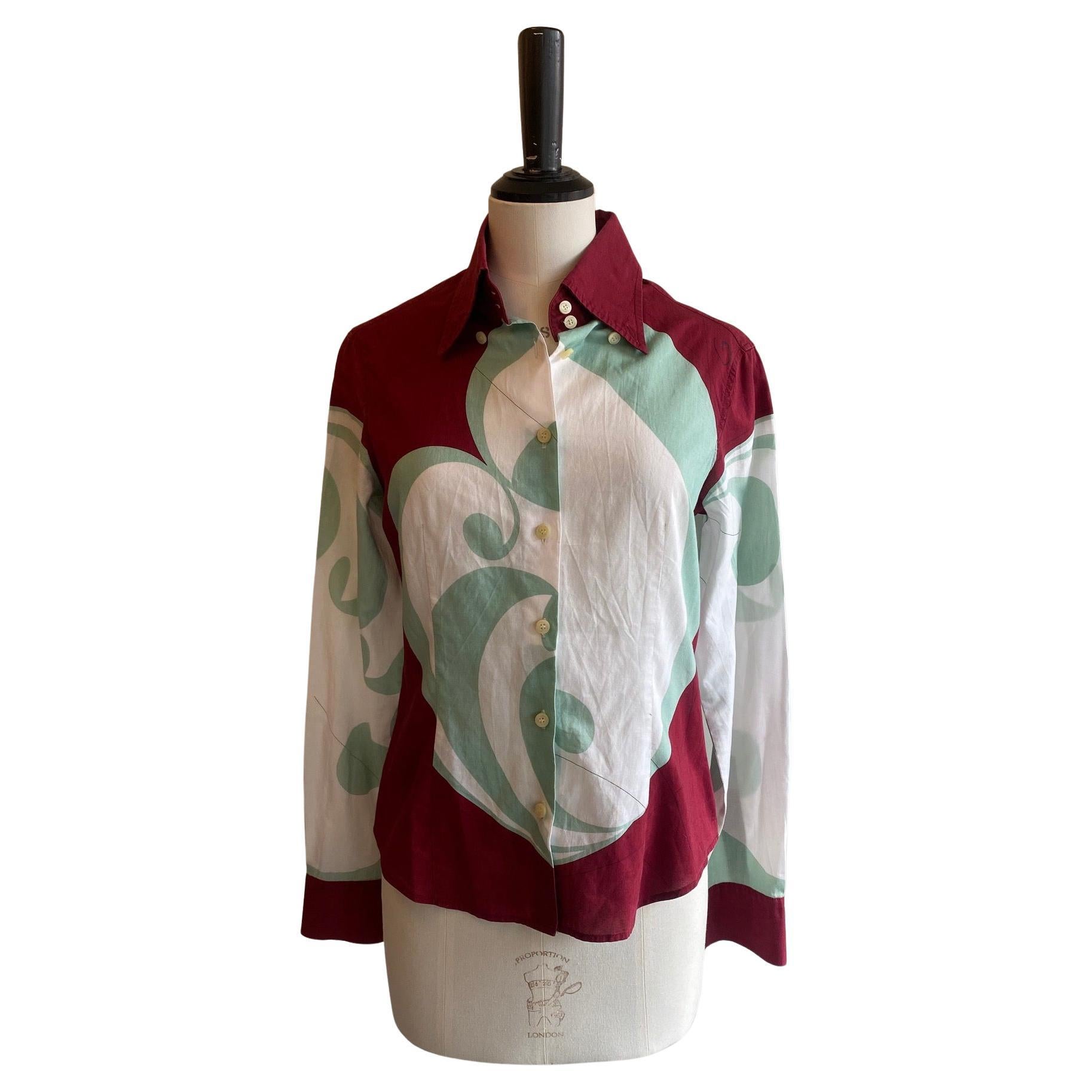 Romeo Gigli Vintage-Baumwollhemd im Angebot