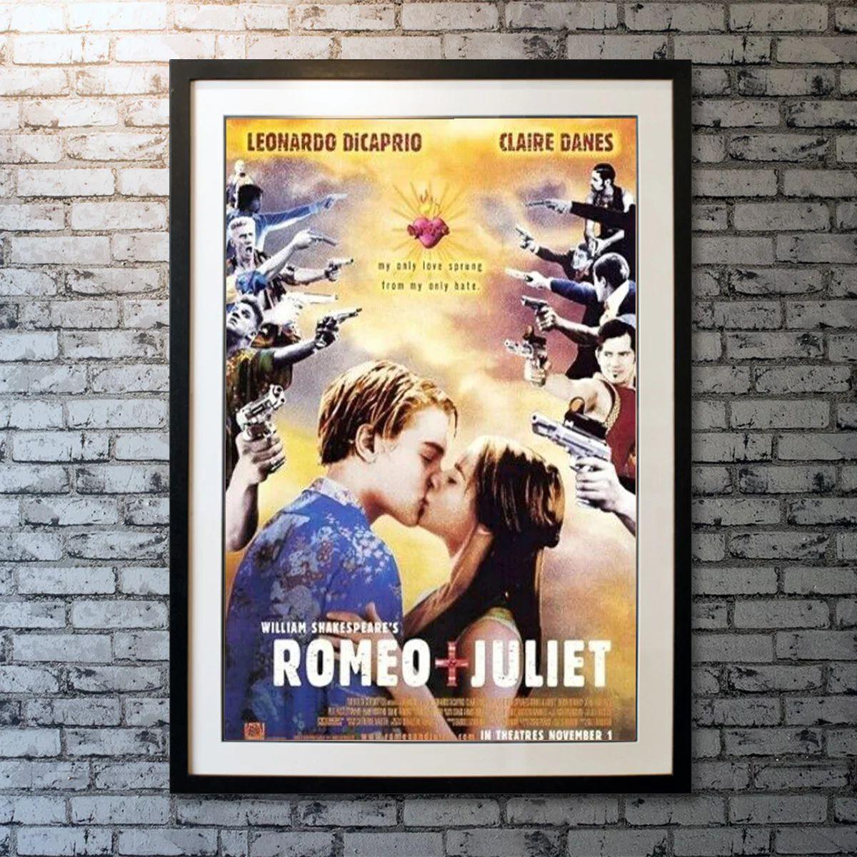Romeo + Juliet, Unframed Poster, 1996

Original One Sheet (27 X 40 Inches). Shakespeare's famous play is updated to the hip modern suburb of Verona still retaining its original dialogue.

Year: 1996
Nationality: US
Condition: Unfolded
Type: Original