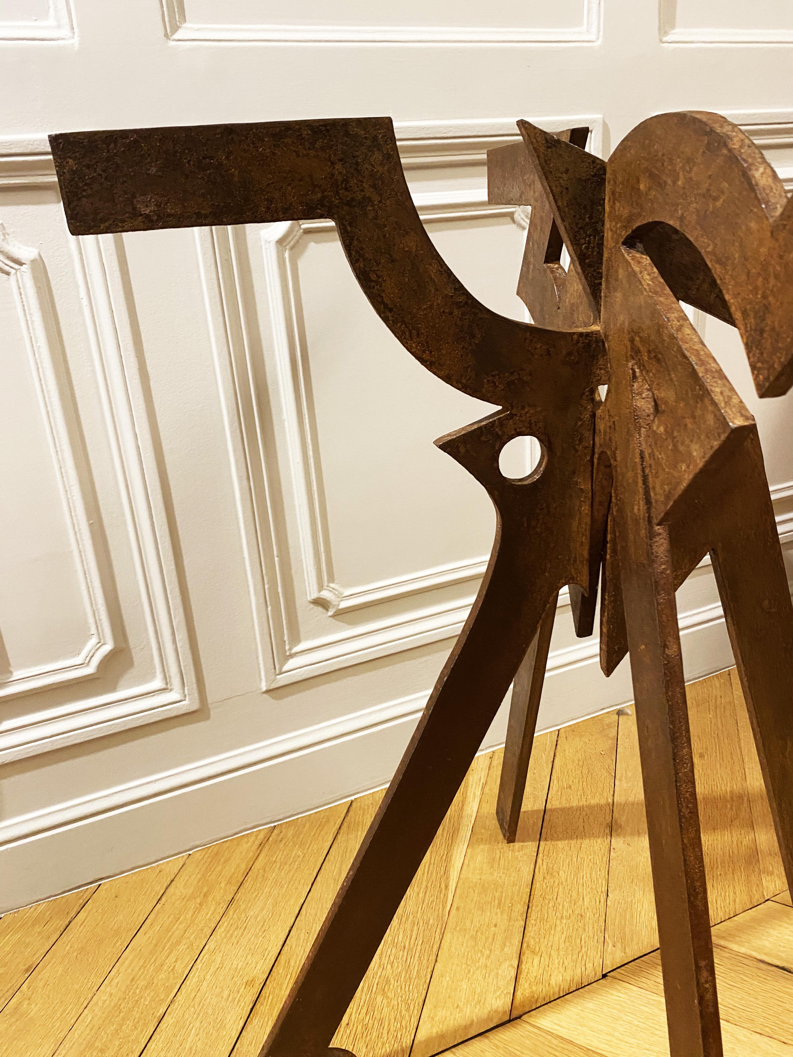 Base de table de salle à manger brutaliste par Pucci De Rossi pour Contour Editions, 1980 en vente 6
