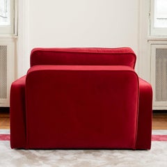 Fauteuil rouge Romeo