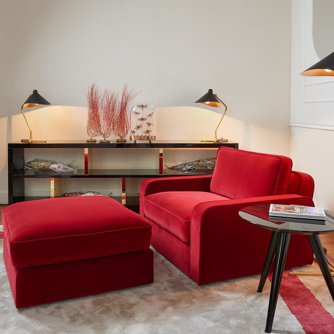 Romeo Red Armchair In New Condition For Sale In Milan, IT