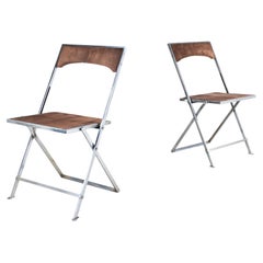 Romeo Rega 1970 Folding Chairs Set of 2