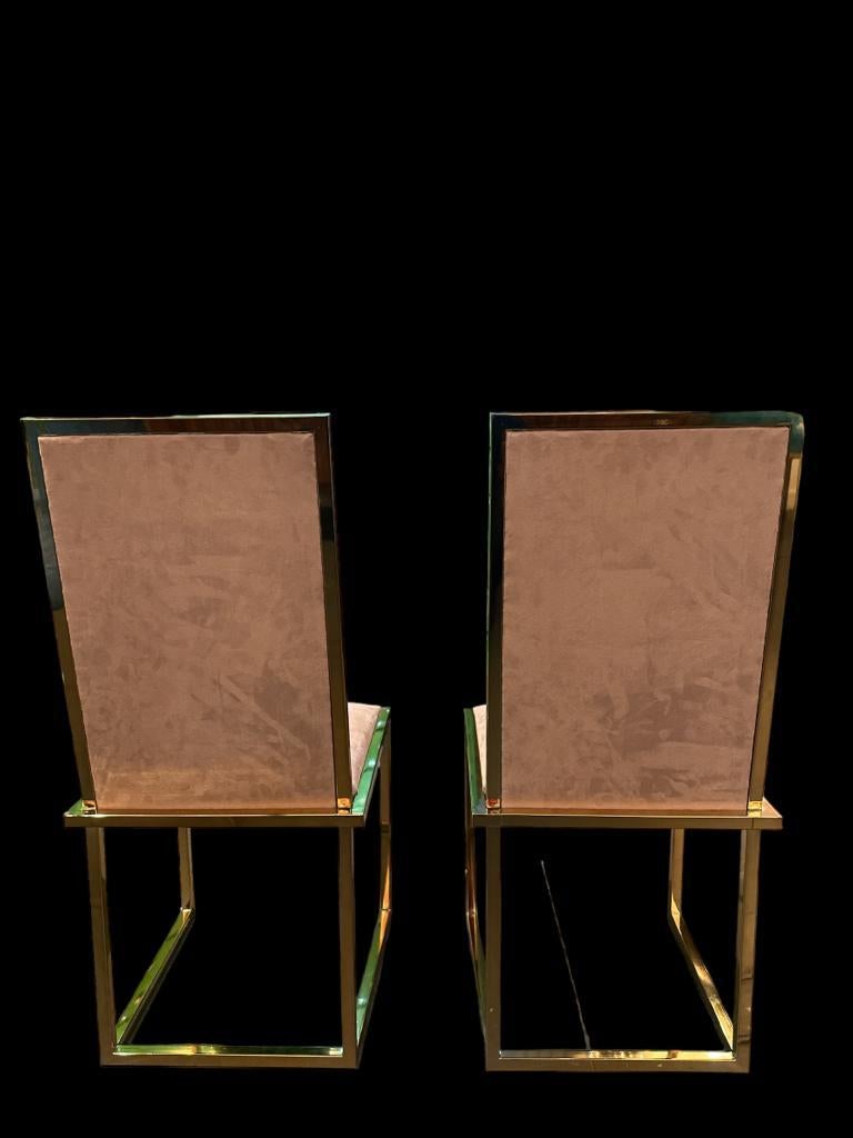 Art Deco ROMEO REGA - Atribuidas,  Conjunto de cuatro sillas For Sale