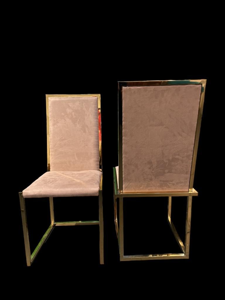 Italian ROMEO REGA - Atribuidas,  Conjunto de cuatro sillas For Sale
