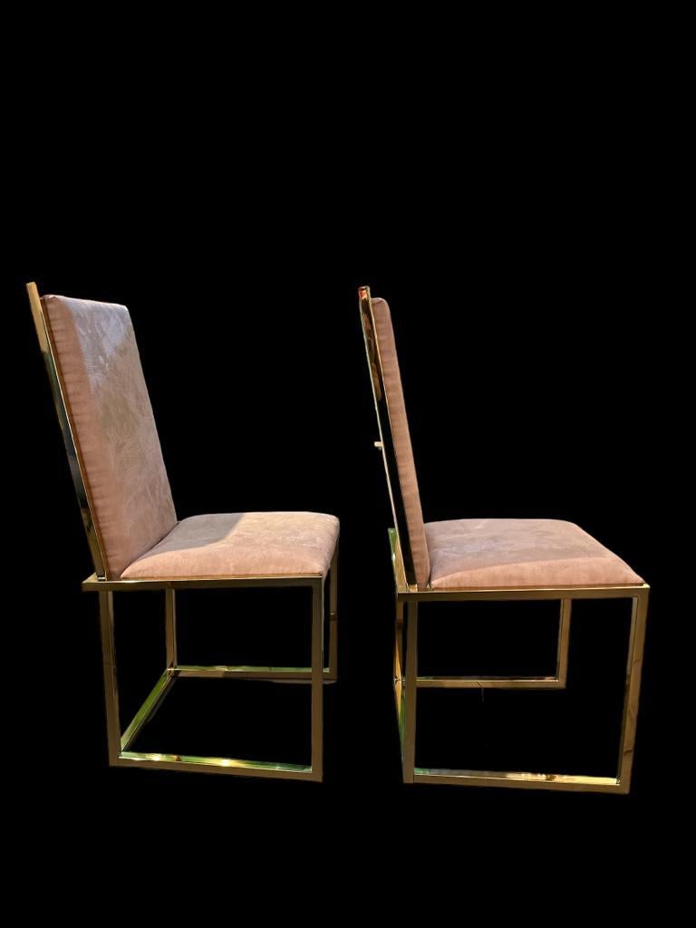 Gilt ROMEO REGA - Atribuidas,  Conjunto de cuatro sillas For Sale