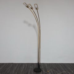 Romeo Rega Attr. Lampada Pavimento Hollywood Regency 1970’s Design Modernariato