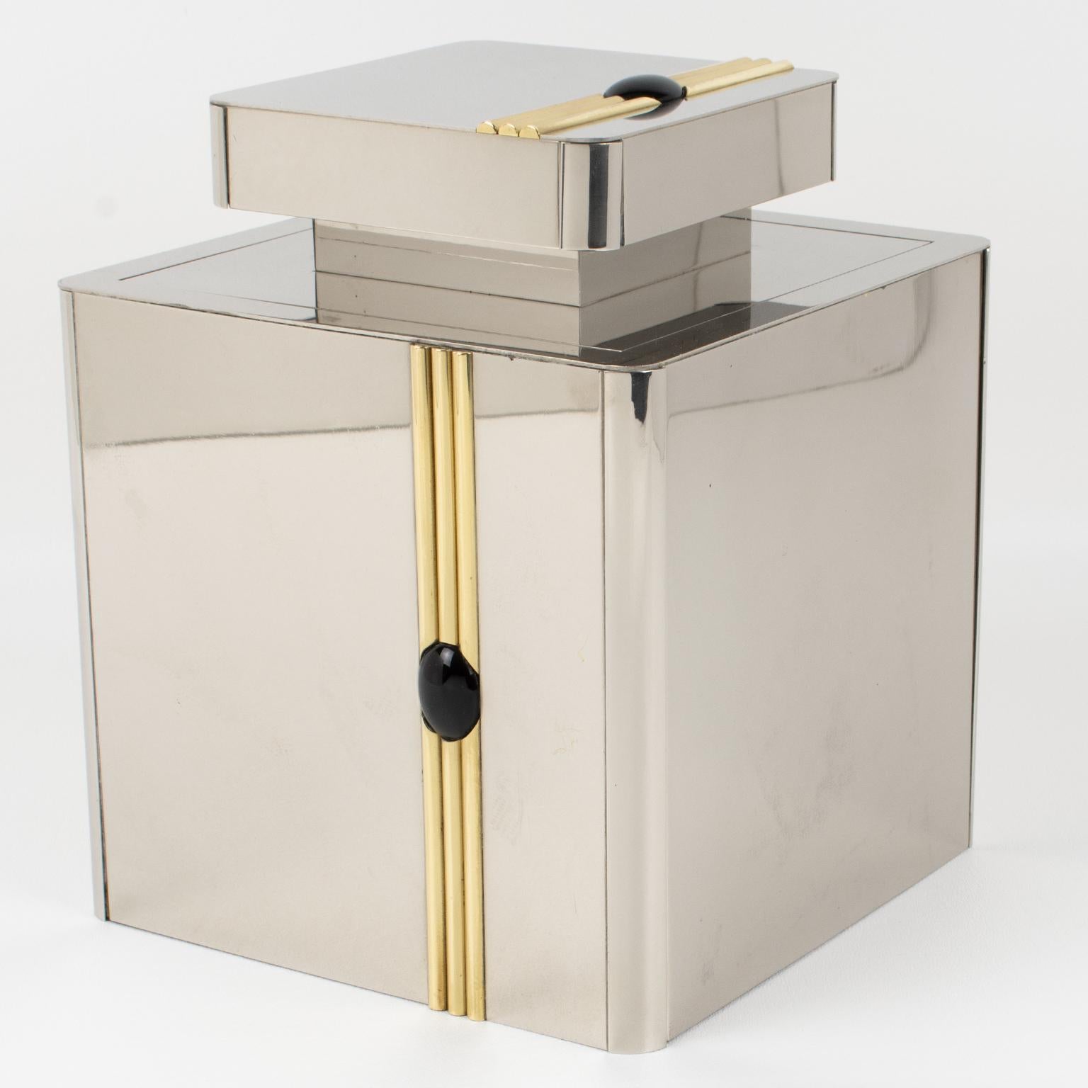 French Romeo Rega Bar Ice Bucket Cooler, circa 1970 For Sale