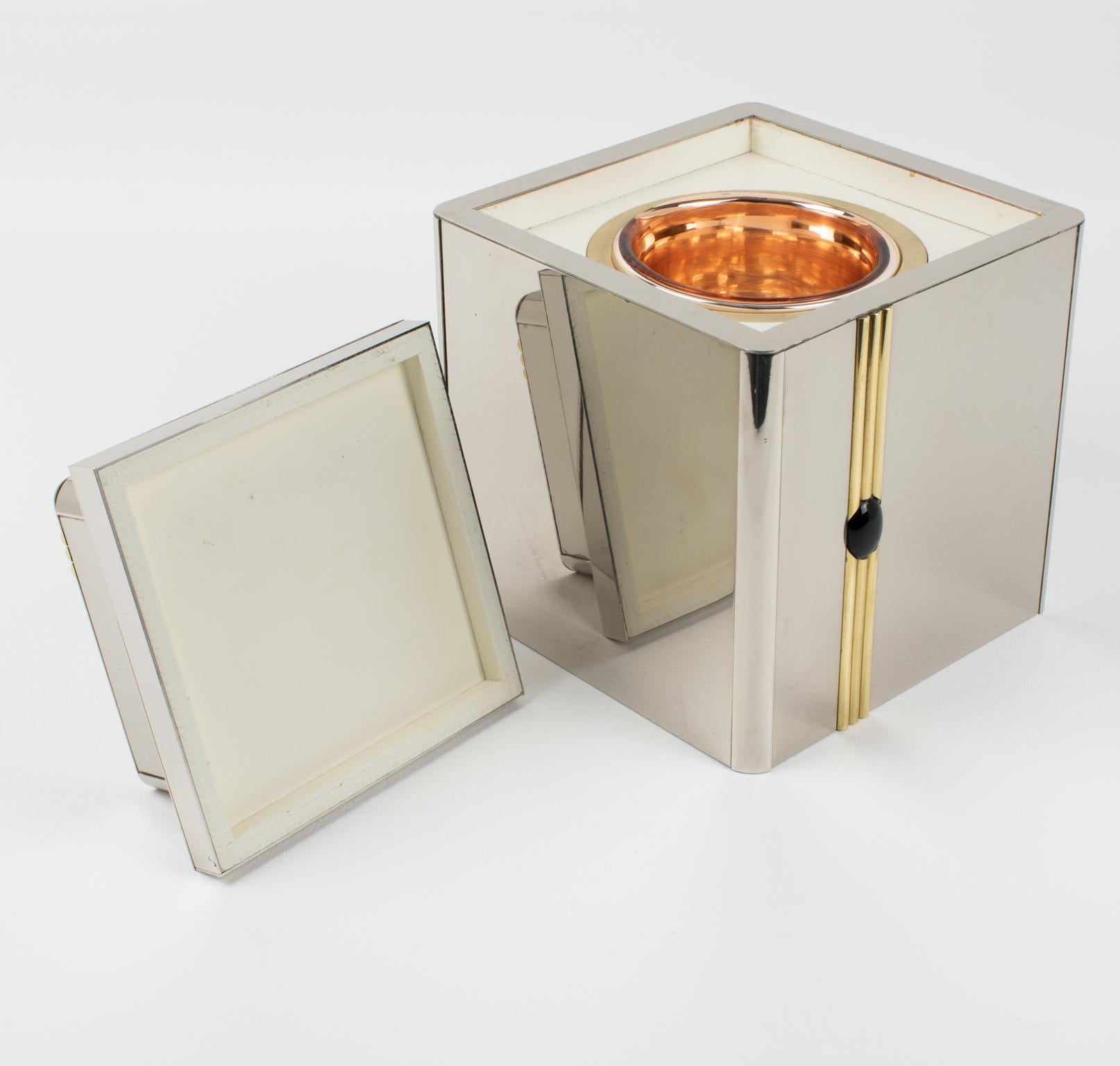 Late 20th Century Romeo Rega Bar Ice Bucket Cooler, circa 1970 For Sale