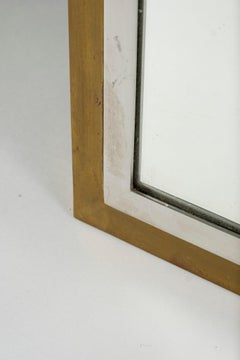 Romeo Rega Brass and Chrome Mirror