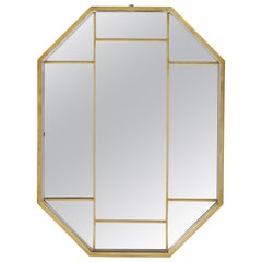 Romeo Rega Brass Octagonal Mirror 