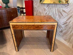 Romeo Rega escritorio/vestidor compacto de madera de rebaba