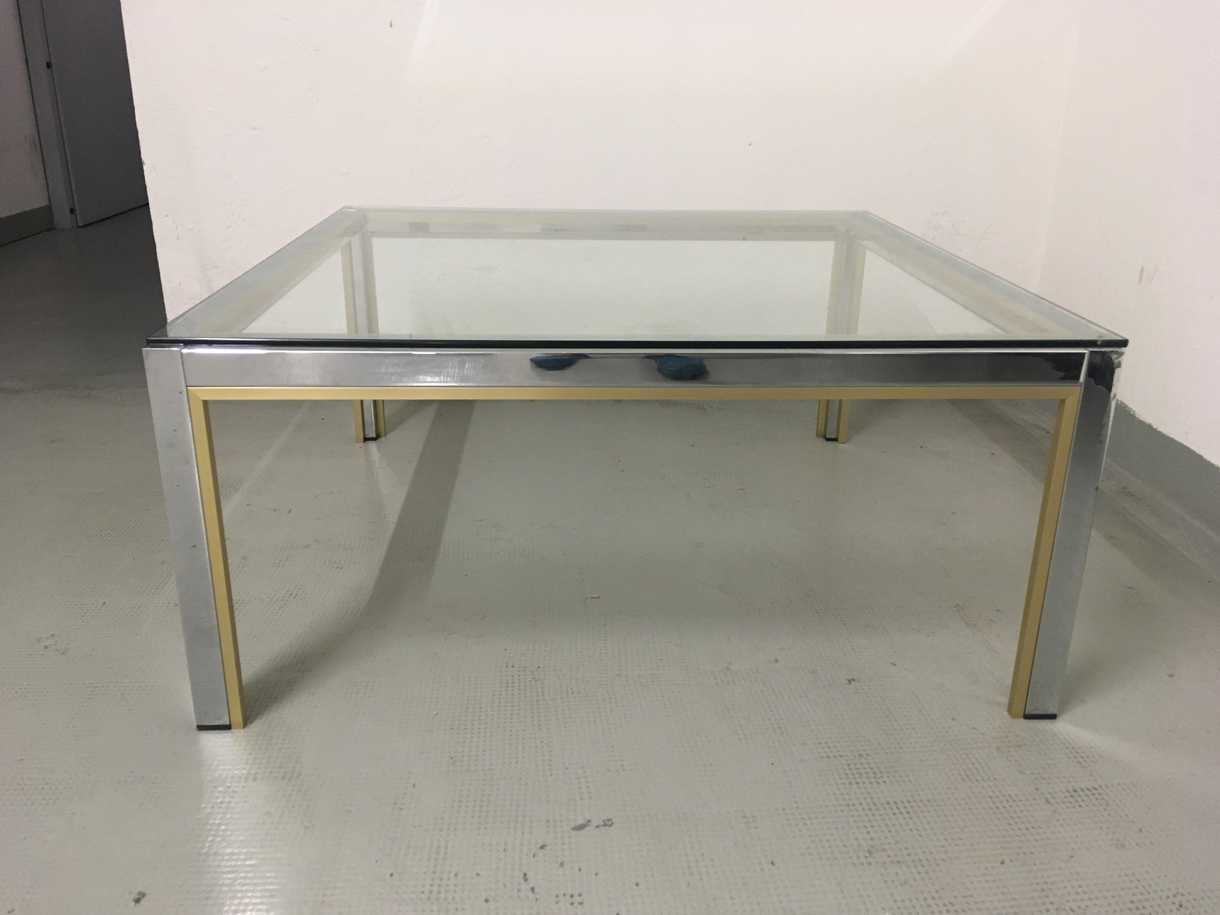 Italian Renato Zevi Coffee Table, 1970 For Sale