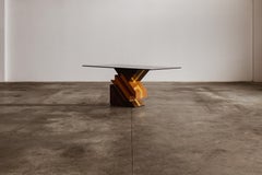 Tavolo da pranzo scultoreo Romeo Rega, 1970