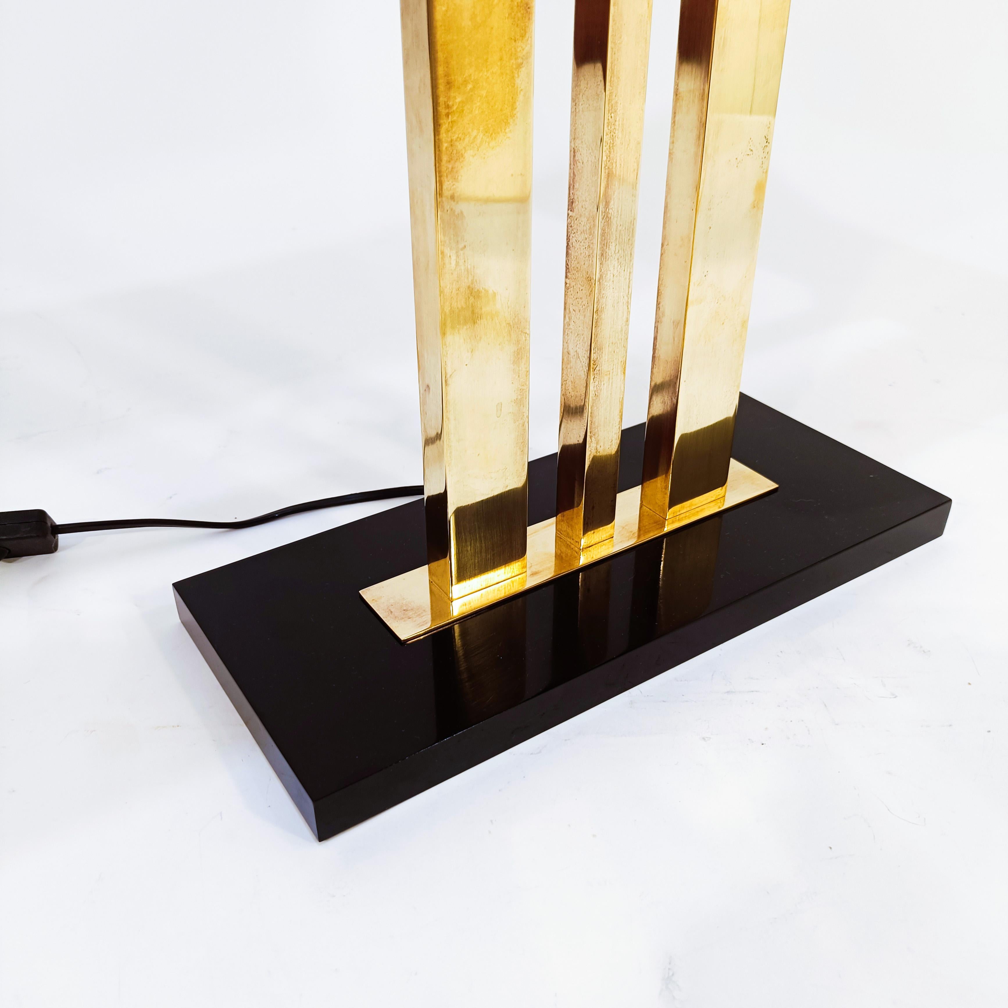 Romeo Rega. Hollywood Regency and Post-Modern huge table lamp, Italy, 1970s For Sale 4