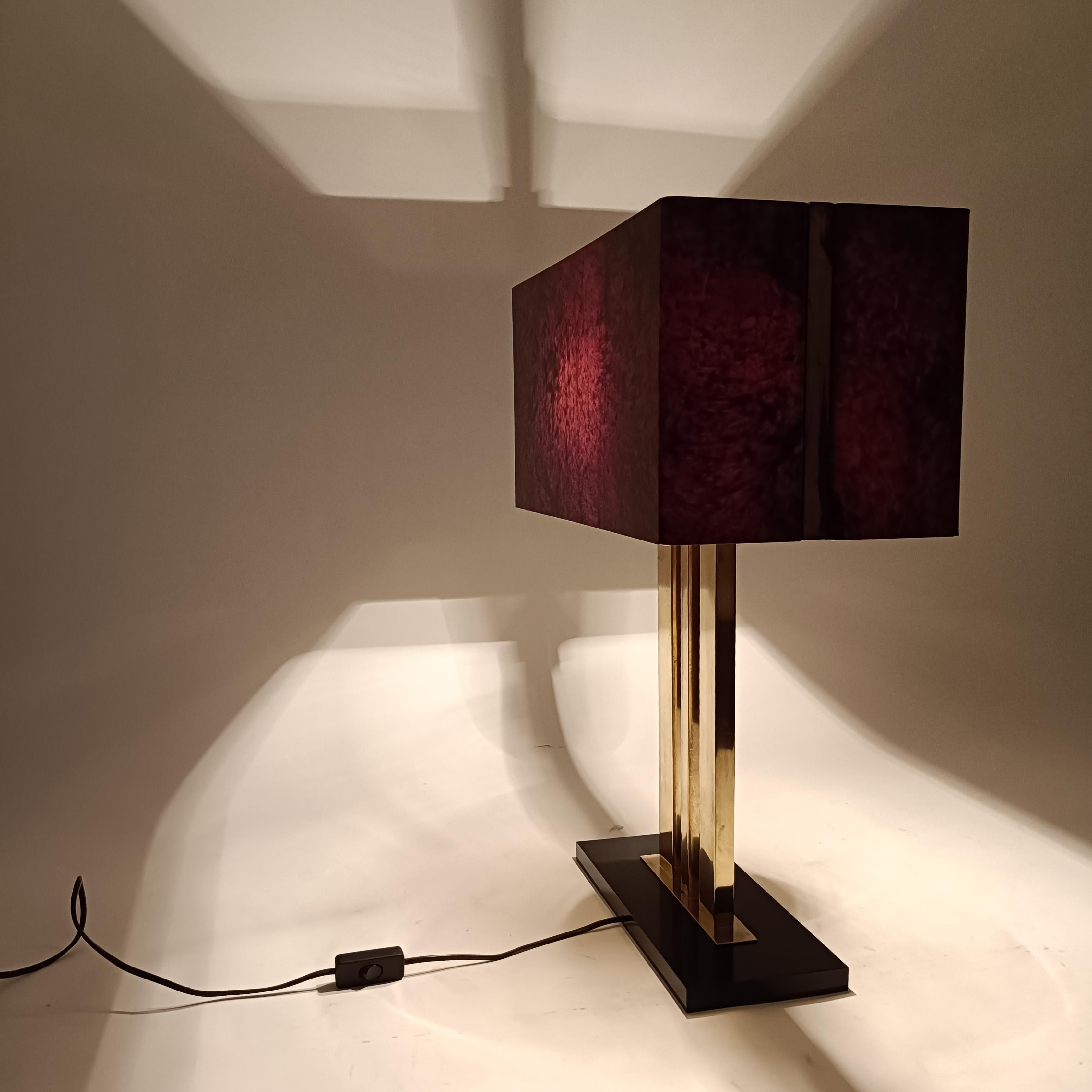 Romeo Rega. Hollywood Regency and Post-Modern huge table lamp, Italy, 1970s For Sale 10