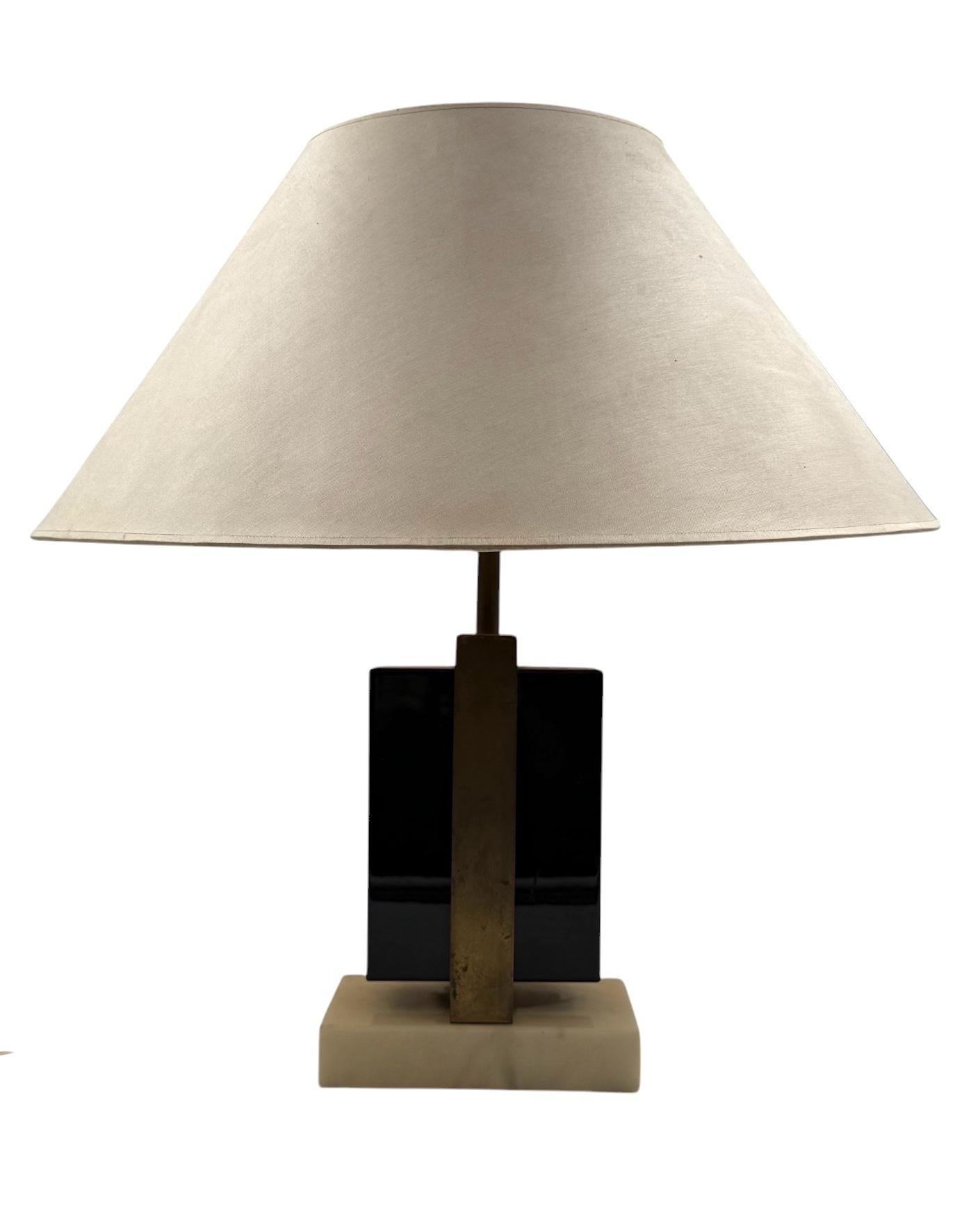 Romeo Rega, lámpara de sobremesa Hollywood Regency, Italia, 1970 Late 20th Century en venta