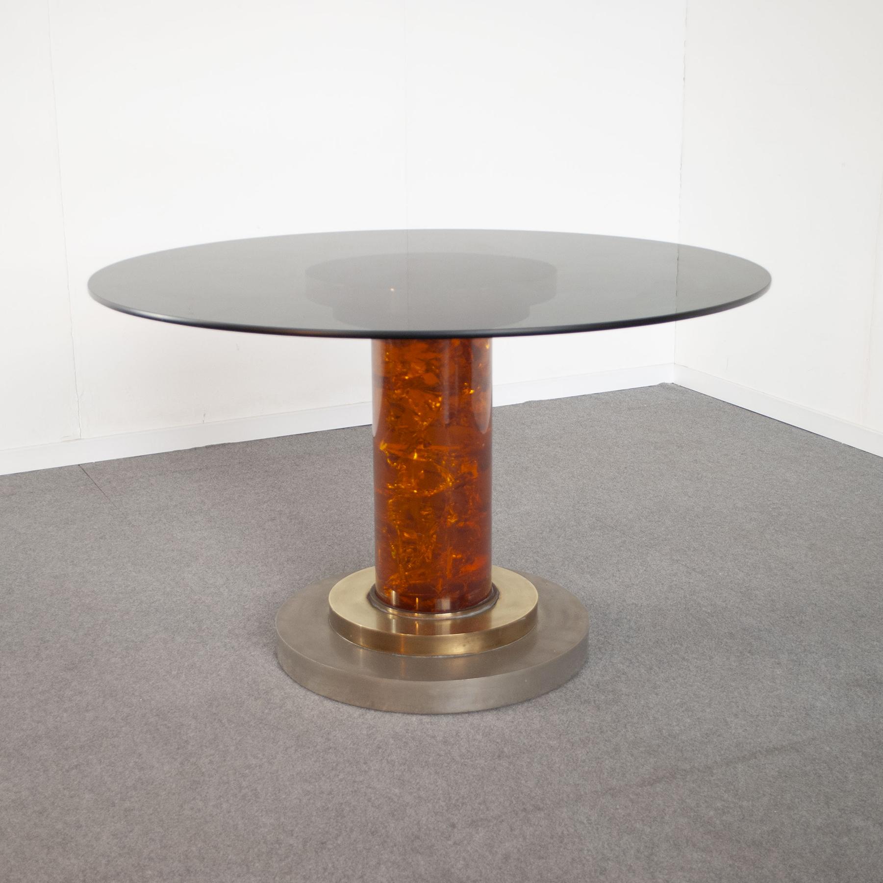 Romeo Rega Italienischer Mid-Century-Tisch aus den 70er Jahren (Moderne der Mitte des Jahrhunderts) im Angebot