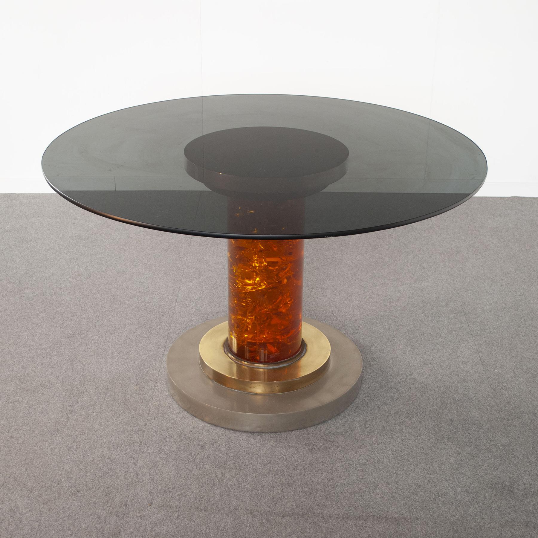 Late 20th Century Romeo Rega Italian Midcentury Table from the 70's For Sale
