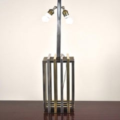 Romeo Rega Italian Midcentury Table Lamp in Brass from the 1970s