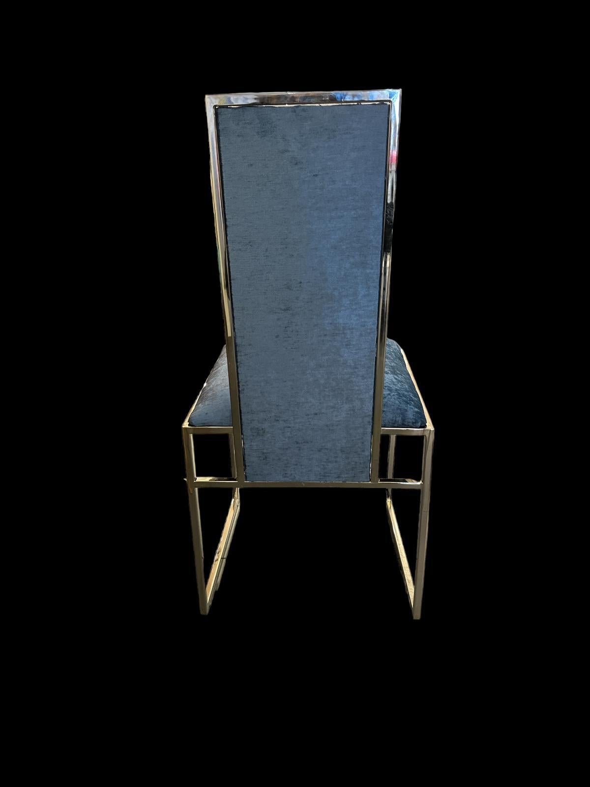 Art Deco ROMEO REGA - Juego de seis sillas  For Sale